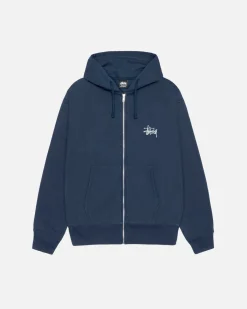 BASIC STÜSSY ZIP HOODIE