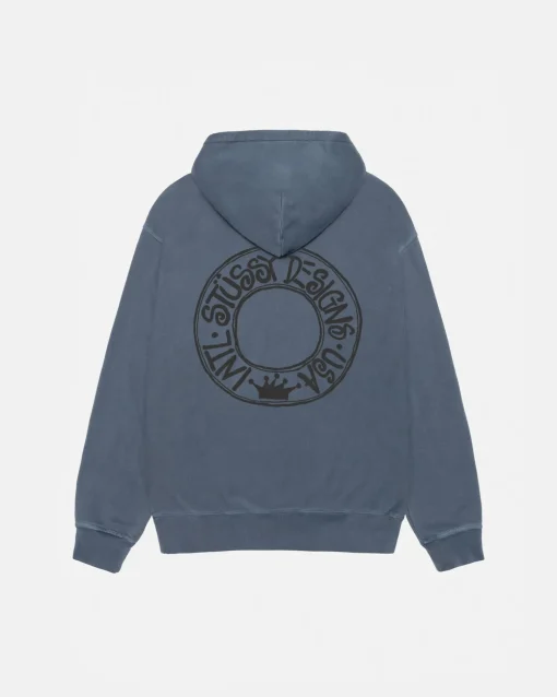 BUANA ZIP HOODIE PIGMENT DYED