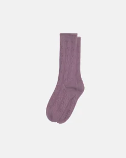 CABLE KNIT S DRESS SOCKS