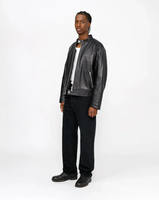 CAFE RACER LEATHER JACKET