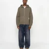 CHUNKY KNIT ZIP HOODIE