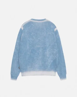 FADED COTTON KNIT CREW