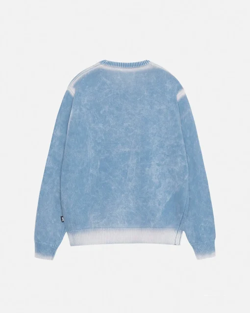FADED COTTON KNIT CREW