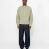 FULL ZIP BRUSHED MERINO SWEATER