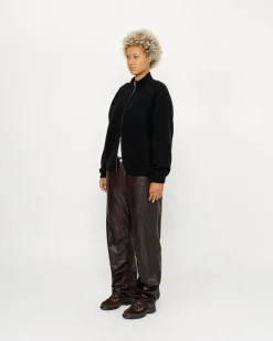 FULL ZIP BRUSHED MERINO SWEATER