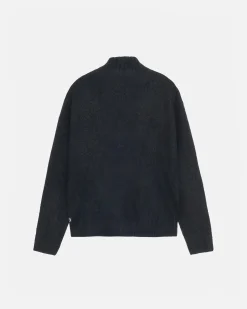 FULL ZIP BRUSHED MERINO SWEATER