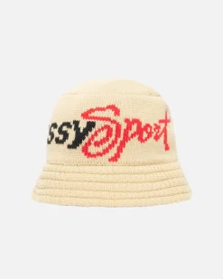 KNIT BUCKET HAT STUSSY SPORT