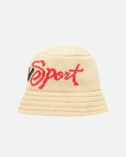 KNIT BUCKET HAT STUSSY SPORT