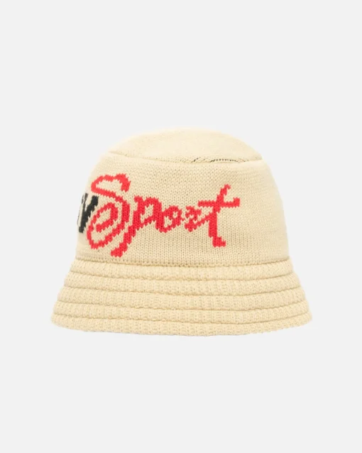 KNIT BUCKET HAT STUSSY SPORT