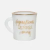 LAGUNA MILK GLASS MUG