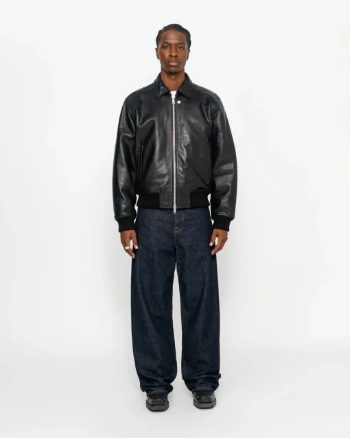 LEATHER FLIGHT JACKET