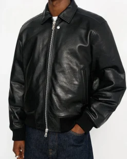 LEATHER FLIGHT JACKET