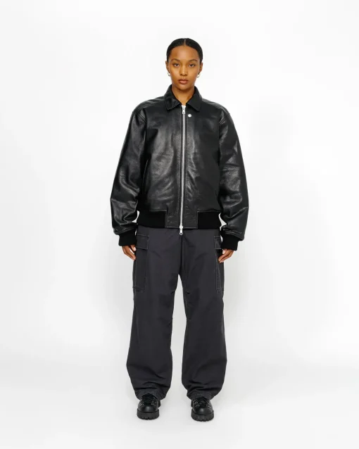 LEATHER FLIGHT JACKET