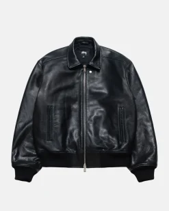 LEATHER FLIGHT JACKET