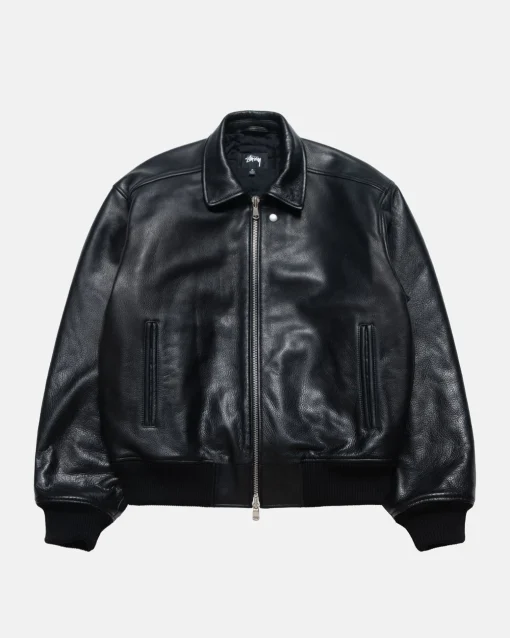 LEATHER FLIGHT JACKET