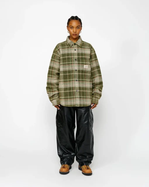 MILITARY CARGO LEATHER PANT