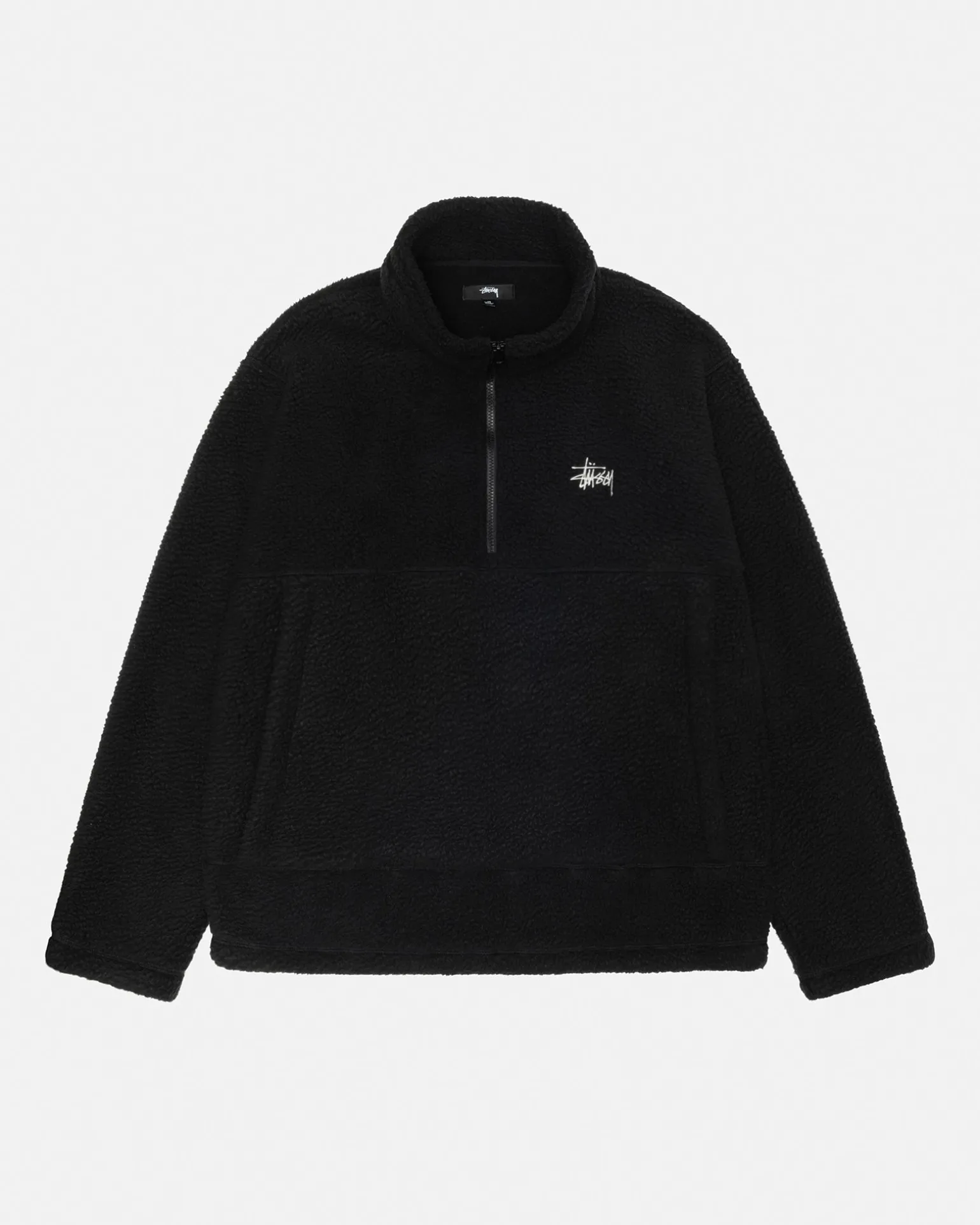 POLAR FLEECE HALF ZIP MOCK NECK