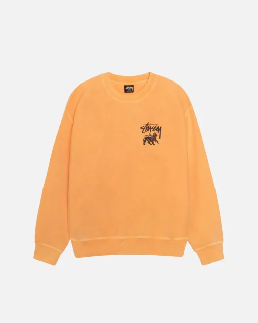 RASTA LION CREW PIGMENT DYED
