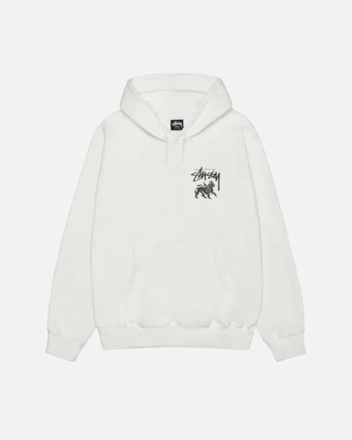RASTA LION HOODIE PIGMENT DYED