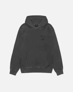 RASTA LION HOODIE PIGMENT DYED