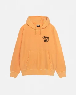 RASTA LION HOODIE PIGMENT DYED