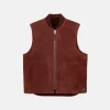 REVERSIBLE SHEARLING WORKGEAR VEST