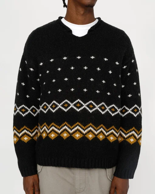 ROLL NECK FAIRISLE SWEATER