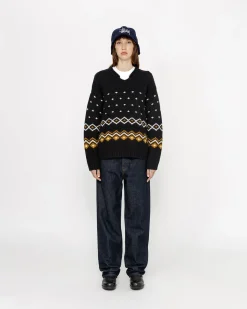 ROLL NECK FAIRISLE SWEATER