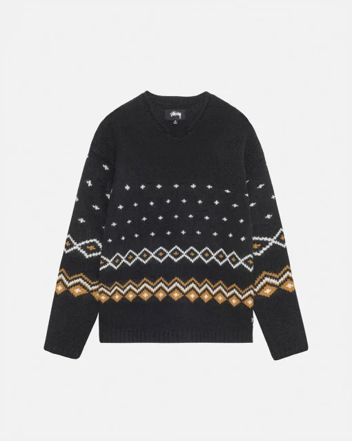 ROLL NECK FAIRISLE SWEATER