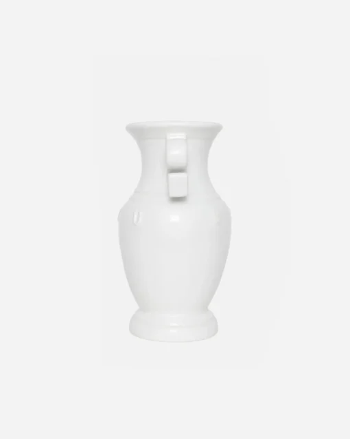 S HANDLE CERAMIC VASE