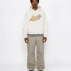 SATIN PATCH HOODIE
