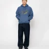 SATIN PATCH HOODIE