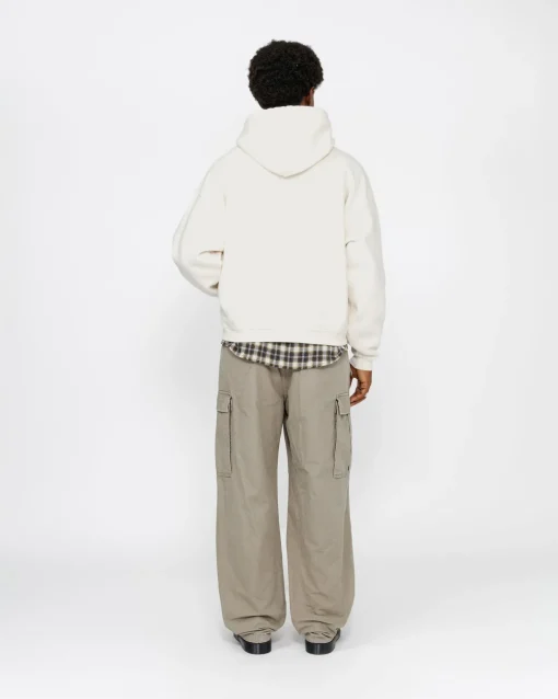 SATIN PATCH HOODIE