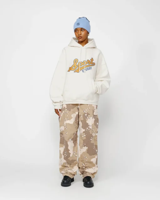 SATIN PATCH HOODIE