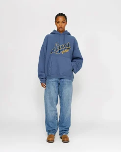 SATIN PATCH HOODIE