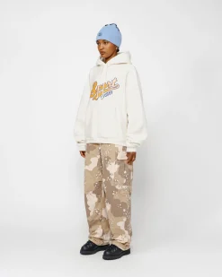SATIN PATCH HOODIE