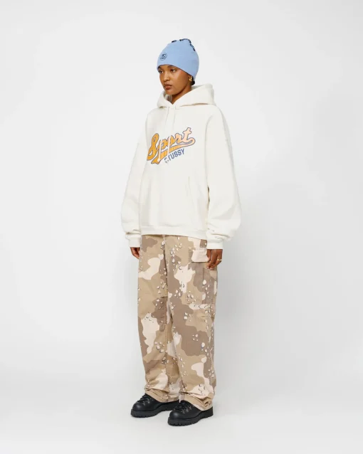 SATIN PATCH HOODIE