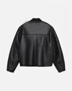 SHEARLING REVERSIBLE BOMBER