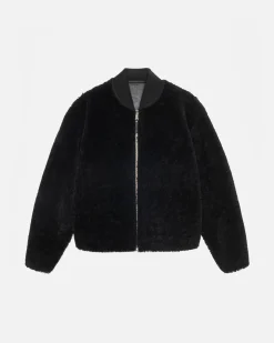 SHEARLING REVERSIBLE BOMBER
