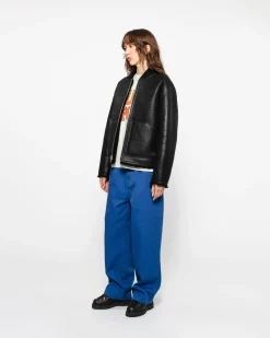 SHEARLING REVERSIBLE BOMBER
