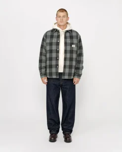SHERPA LINED BUFFALO PLAID SHIRT