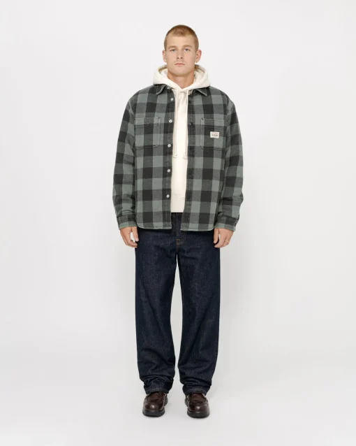 SHERPA LINED BUFFALO PLAID SHIRT
