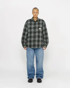 SHERPA LINED BUFFALO PLAID SHIRT
