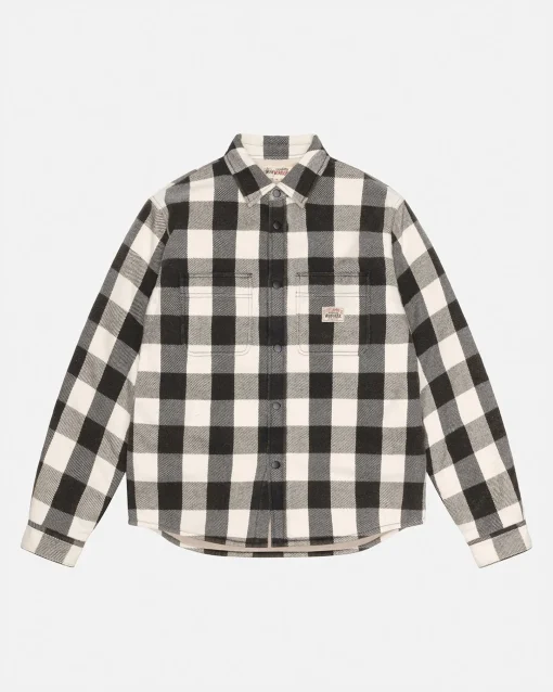 SHERPA LINED BUFFALO PLAID SHIRT