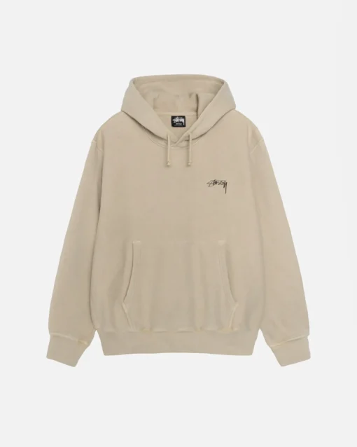 SMOOTH STOCK HOODIE PIGMENT DYED