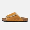 STÜSSY & BIRKENSTOCK SOLANA SHEARLING SLIDE