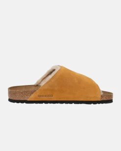STÜSSY & BIRKENSTOCK SOLANA SHEARLING SLIDE