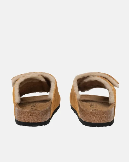 STÜSSY & BIRKENSTOCK SOLANA SHEARLING SLIDE