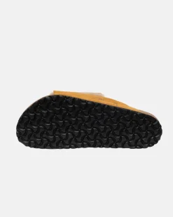 STÜSSY & BIRKENSTOCK SOLANA SHEARLING SLIDE