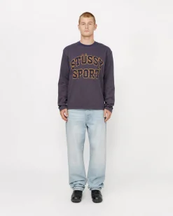 2 TONE COTTON MESH CREW